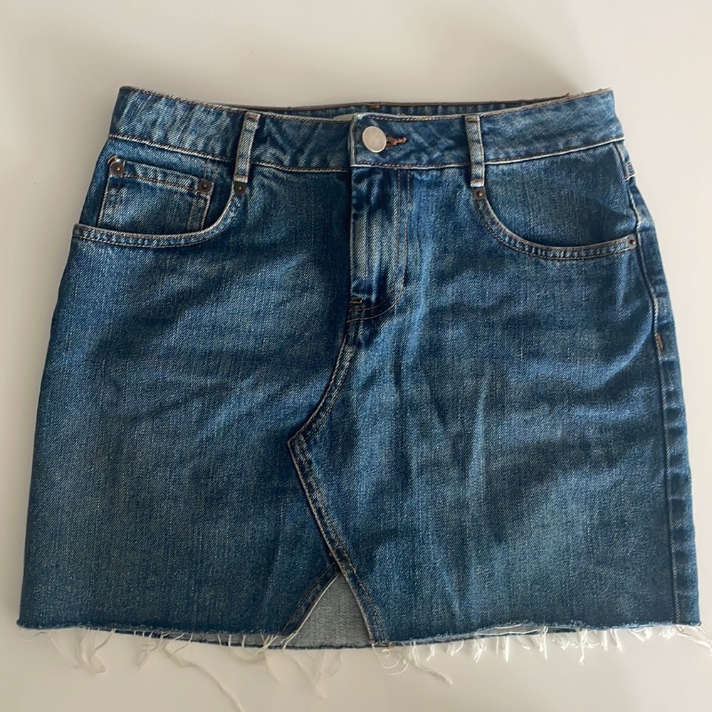 ASOS High Rise Mini Denim Skirt NWOT